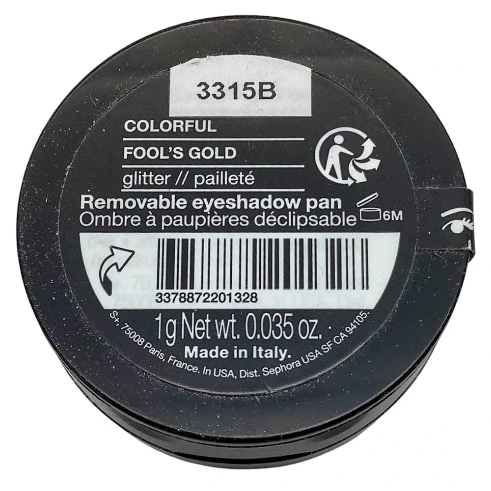 Sephora Collection “Fool’s Gold” Glitter Eyeshadow (NWT)
